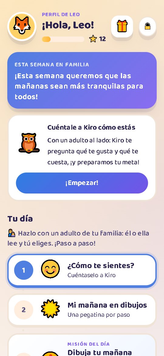 El día de un peque de 7 años: el objetivo de la familia, hablar con Kiro y su día paso a paso