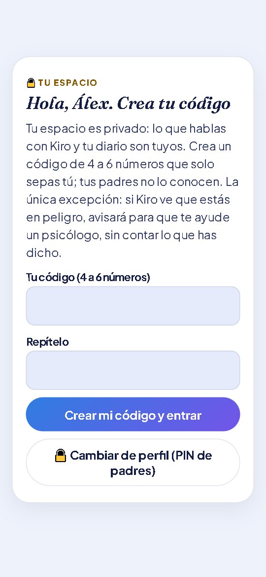 El espacio privado de un adolescente, protegido con su propio código